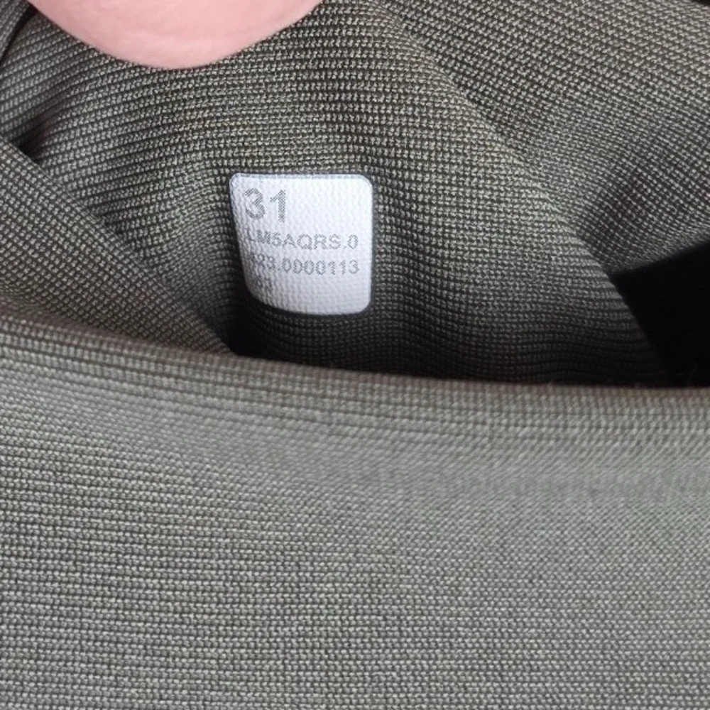 Lululemon ABC Pant Slim Warpstreme Olive Green Mens 31x28 - Picture 5 of 7